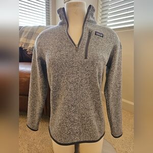 Patagonia Boys Better Sweater Quarter Zip Fleece